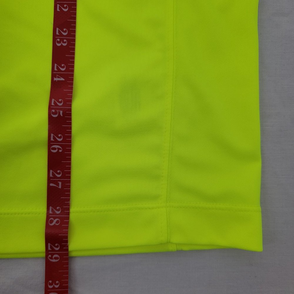 Nike Golf Tour Performance Dri-Fit Polo Shirt Collared Neon Yellow Men's Medium - Picture 10 of 10